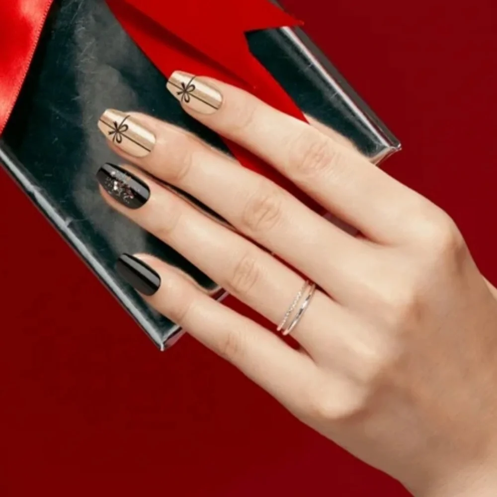 KISS imPRESS PRESS-ON COFFIN STYLE NAILS MANICURE- BUNDLE OF TWO - Picture 8 of 9